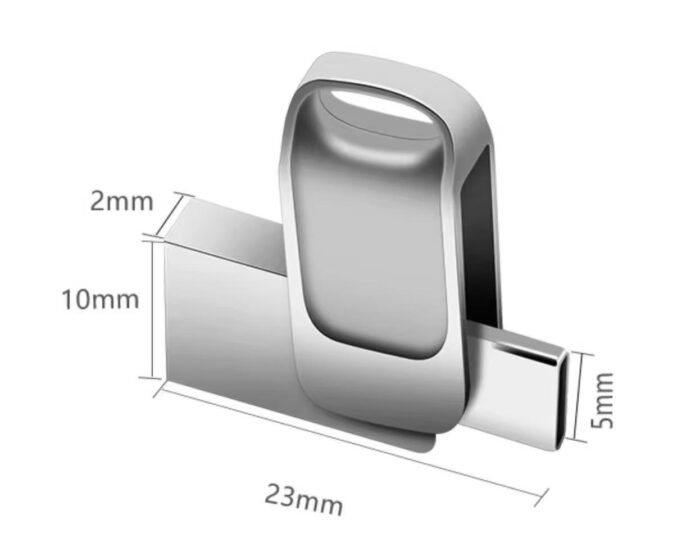 Metal Alloy Body Type-C & A USB Flash Driver - Image 2
