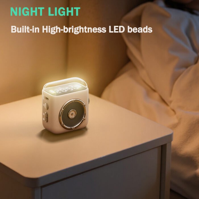 Alarm Clock Magnetic Wireless Bluetooth Speaker - Image 5