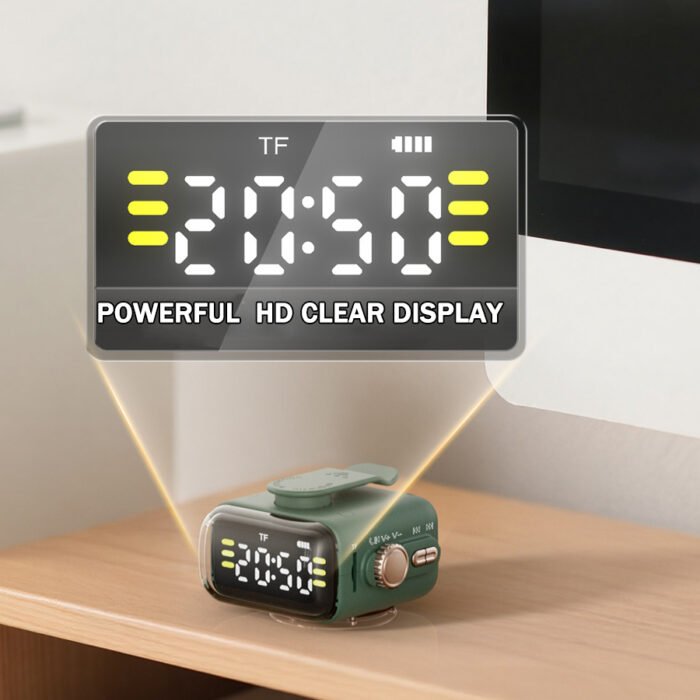 Alarm Clock Magnetic Wireless Bluetooth Speaker - Image 6