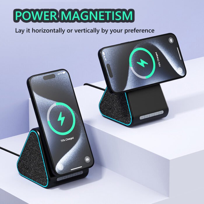 multi-function 15W wireless charger bluetooth speaker - Image 2