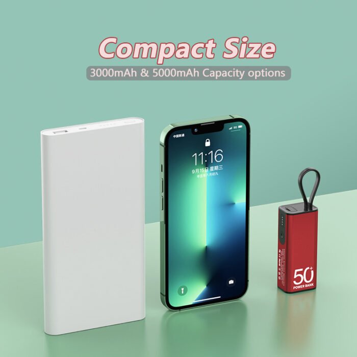 3000mah/5000mah compact aluminum alloy power banks - Image 4