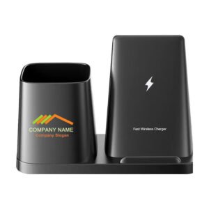 Multi-function 15W Wirelss Charger Pen Holder