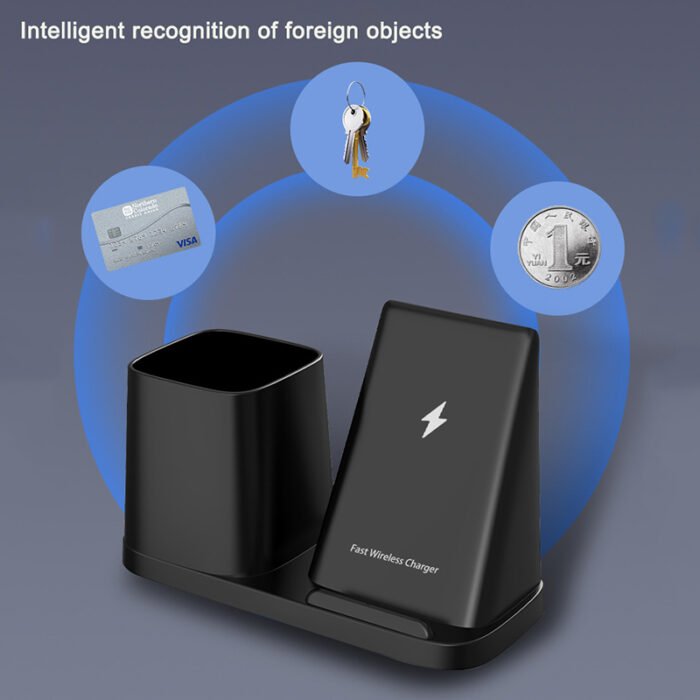 Multi-function 15W Wirelss Charger Pen Holder - Image 3