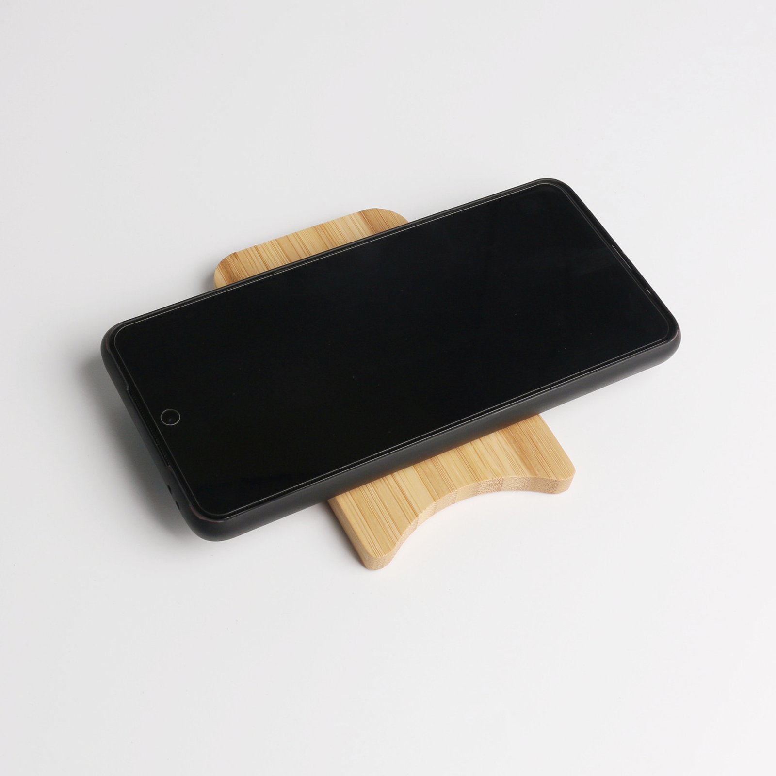 removable bamboo wireless charger stand - Image 6