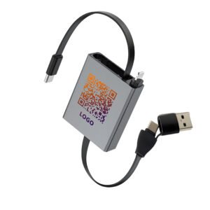 66W Retractable (1M) C to C Charging Cable